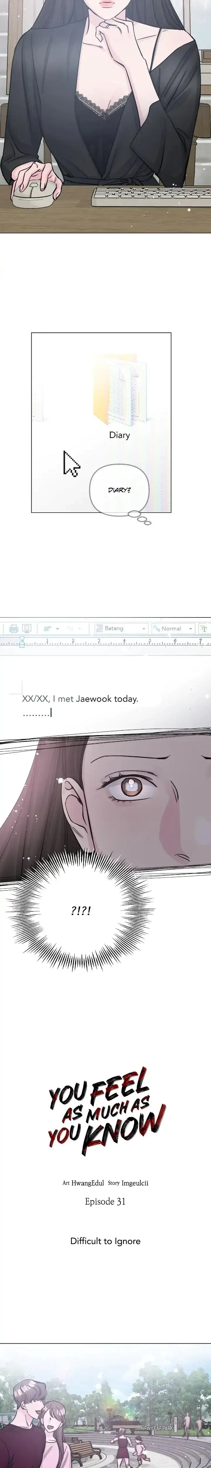 You Feel As Much As You Know Chapter 31 - Page 6