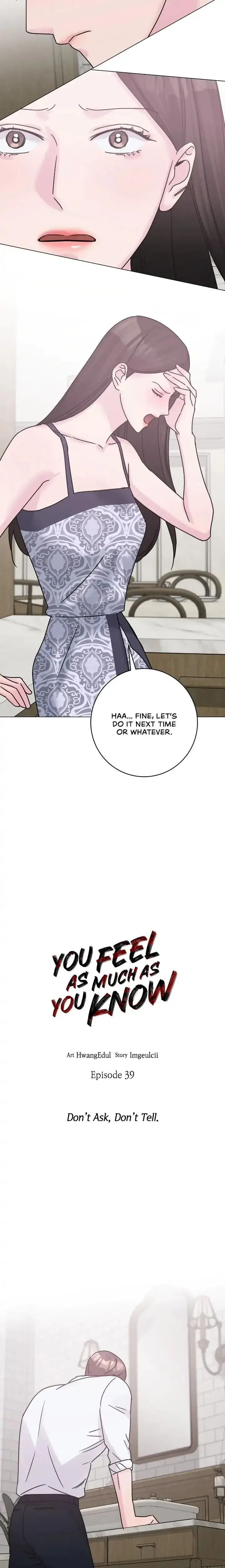 You Feel As Much As You Know Chapter 39 - Page 14