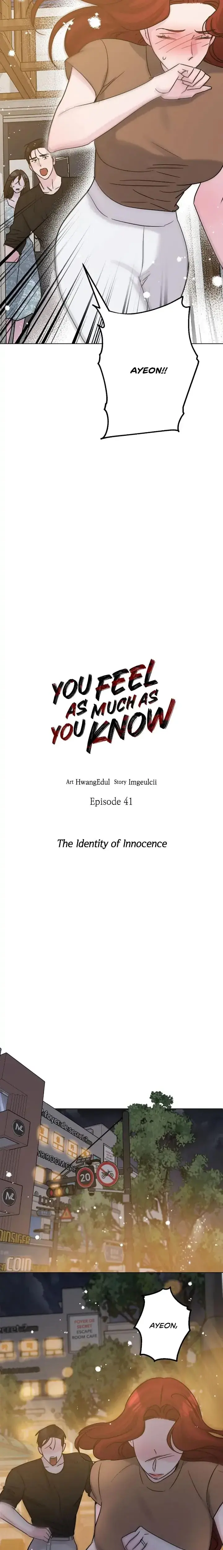 You Feel As Much As You Know Chapter 41 - Page 6
