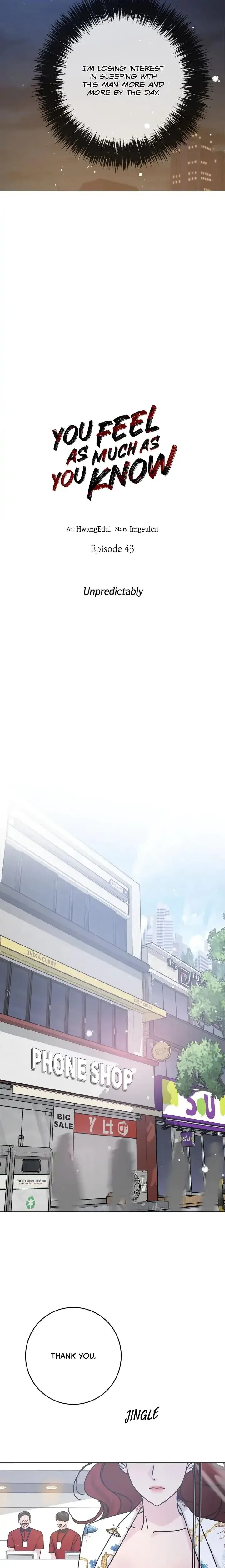 You Feel As Much As You Know Chapter 43 - Page 8