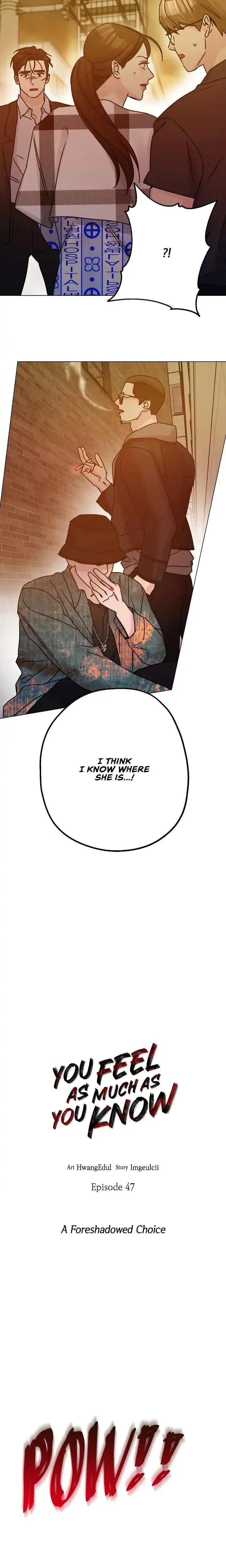 You Feel As Much As You Know Chapter 47 - Page 5