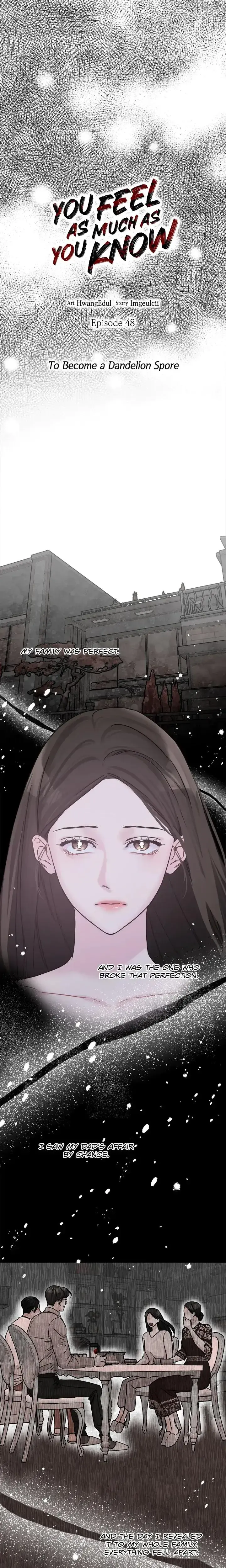 You Feel As Much As You Know Chapter 48 - Page 1