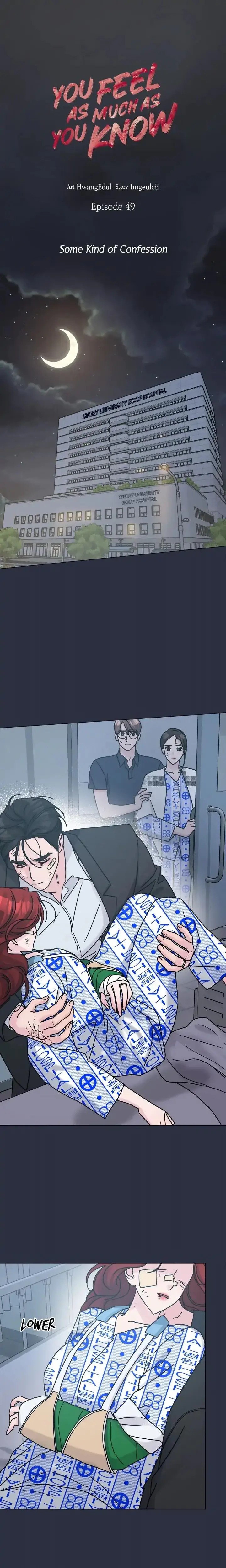 You Feel As Much As You Know Chapter 49 - Page 1
