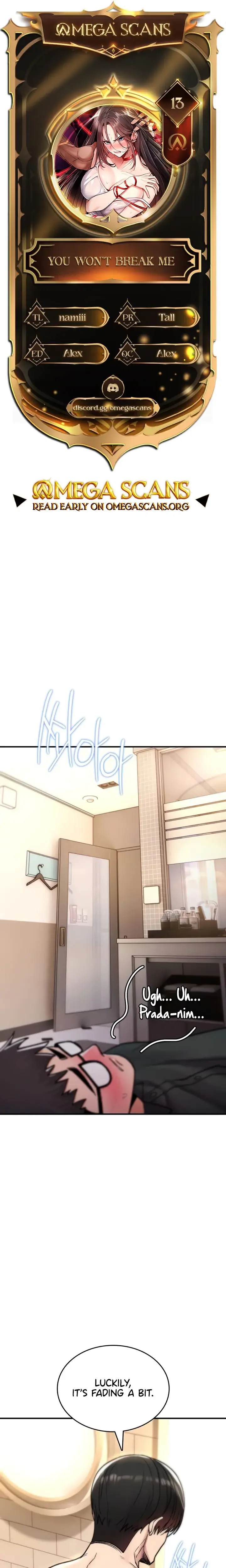 You Won T Break Me Chapter 13 - Page 1