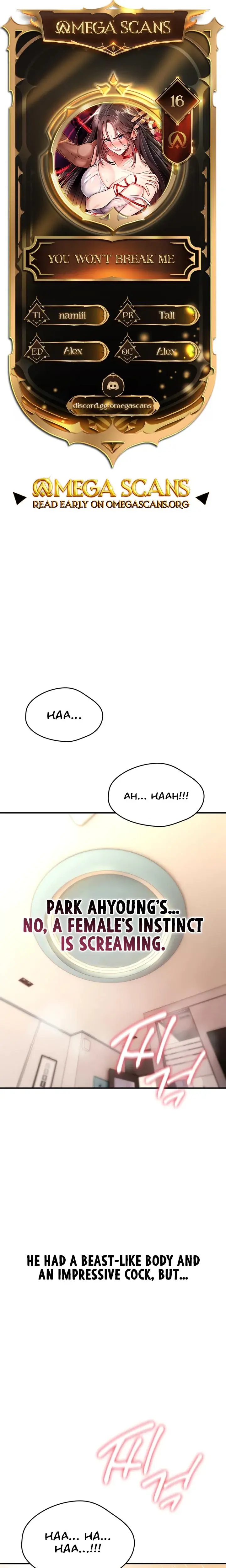You Won T Break Me Chapter 16 - Page 1