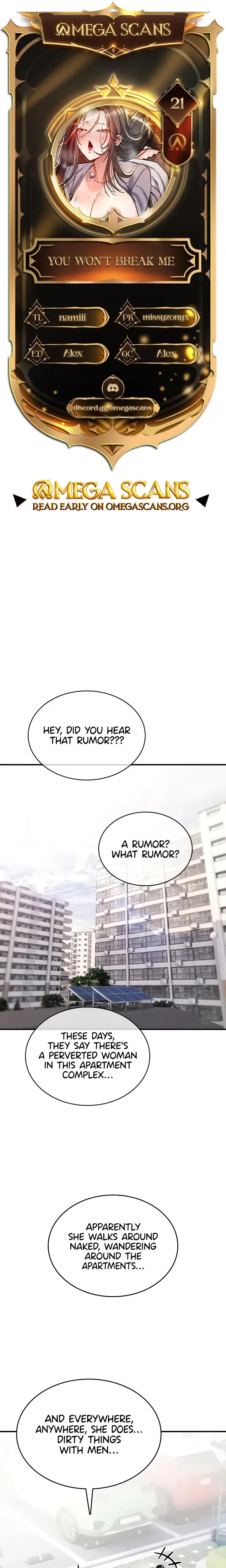You Won T Break Me Chapter 21 - Page 1