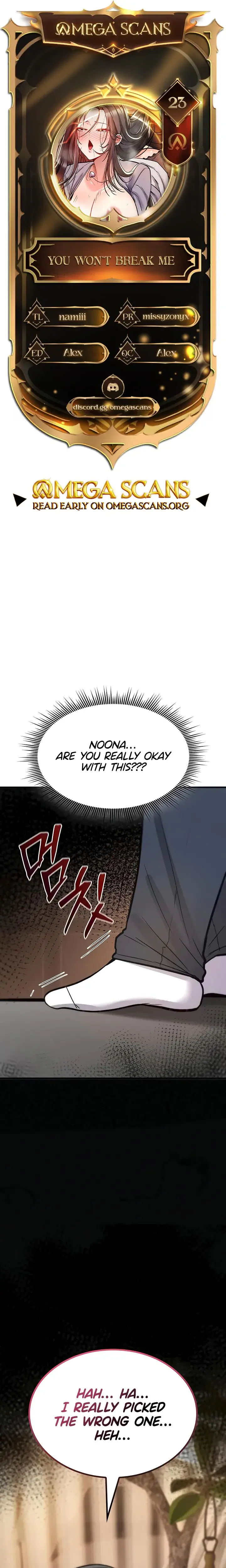 You Won T Break Me Chapter 23 - Page 1