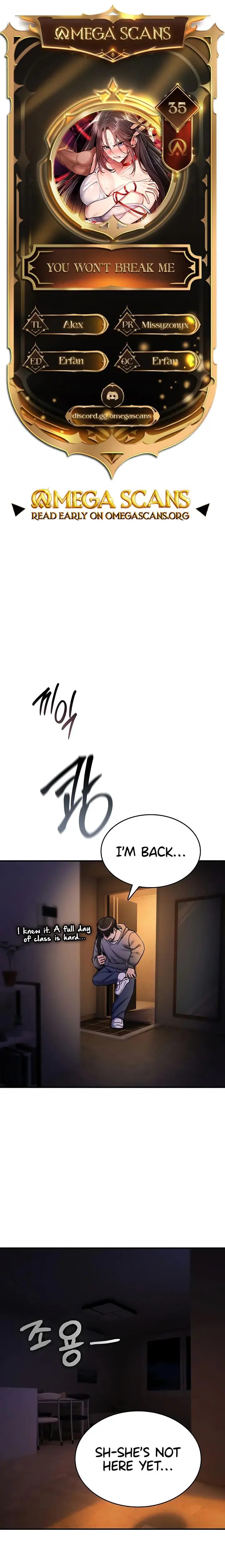 You Won T Break Me Chapter 35 - Page 1