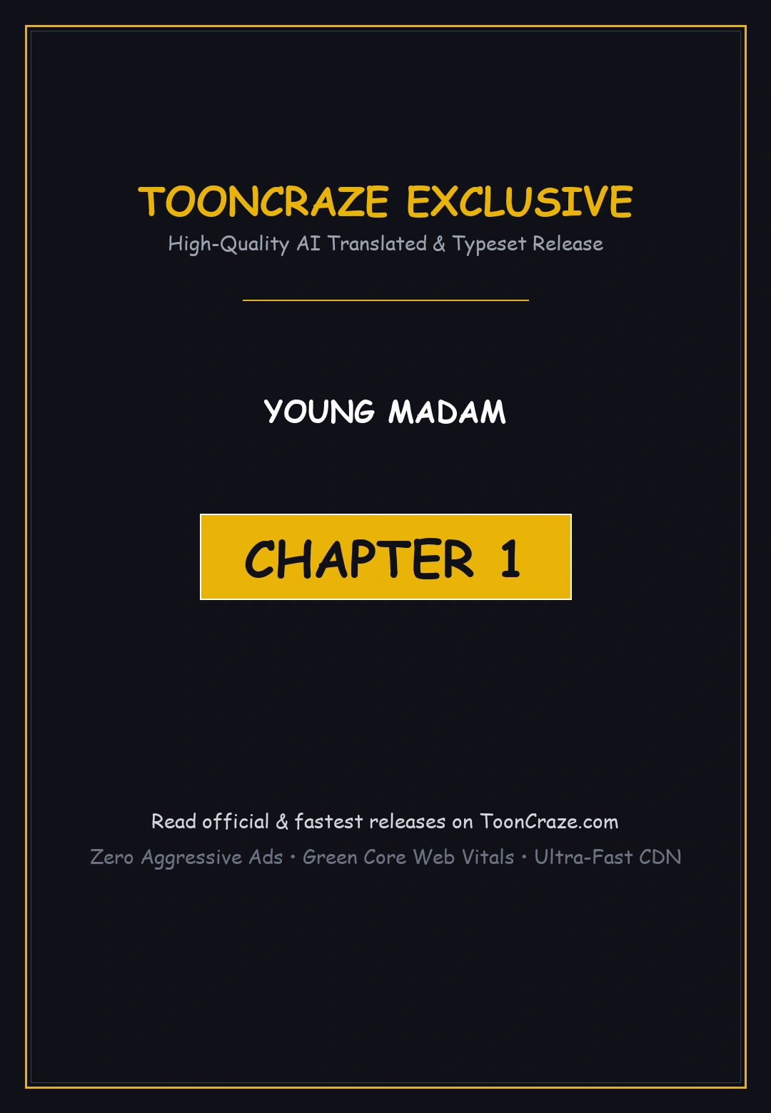 Young Madam Chapter 1 - Page 1