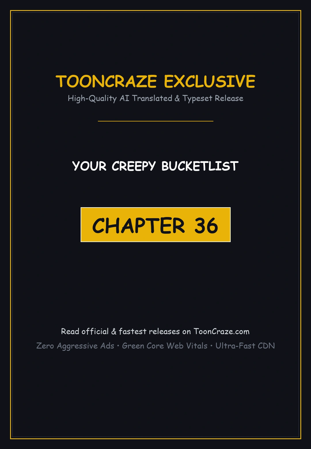Your Creepy Bucketlist Chapter 36 - Page 1