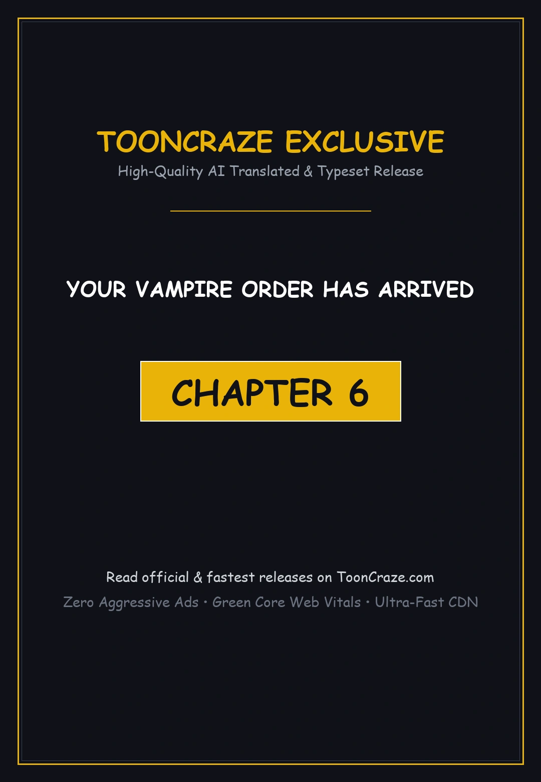 Your Vampire Order Has Arrived Chapter 6 - Page 1