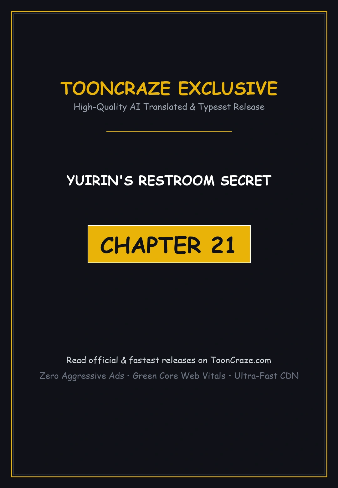 Yuirins Restroom Secret Chapter 21 - Page 1