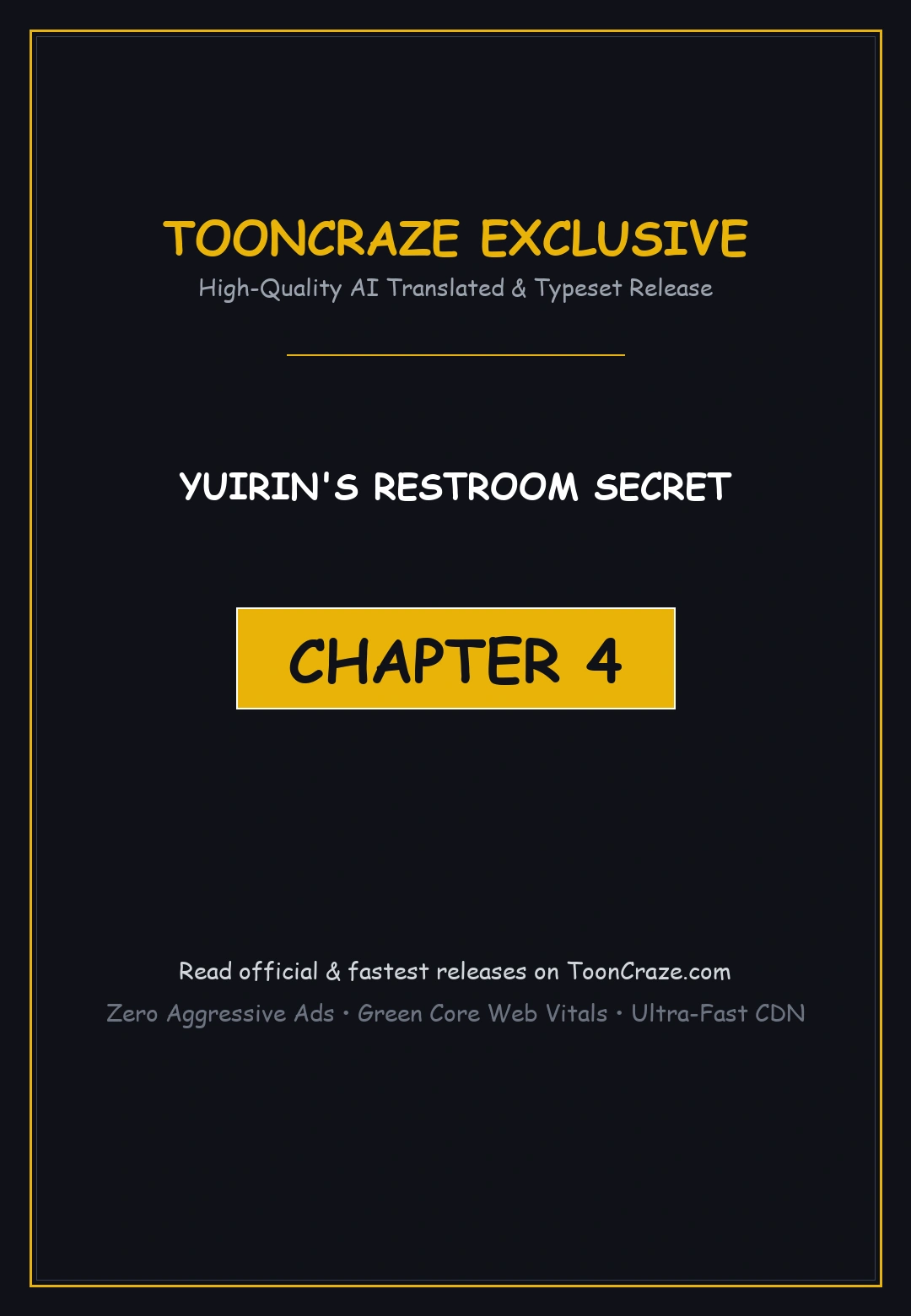 Yuirins Restroom Secret Chapter 4 - Page 1