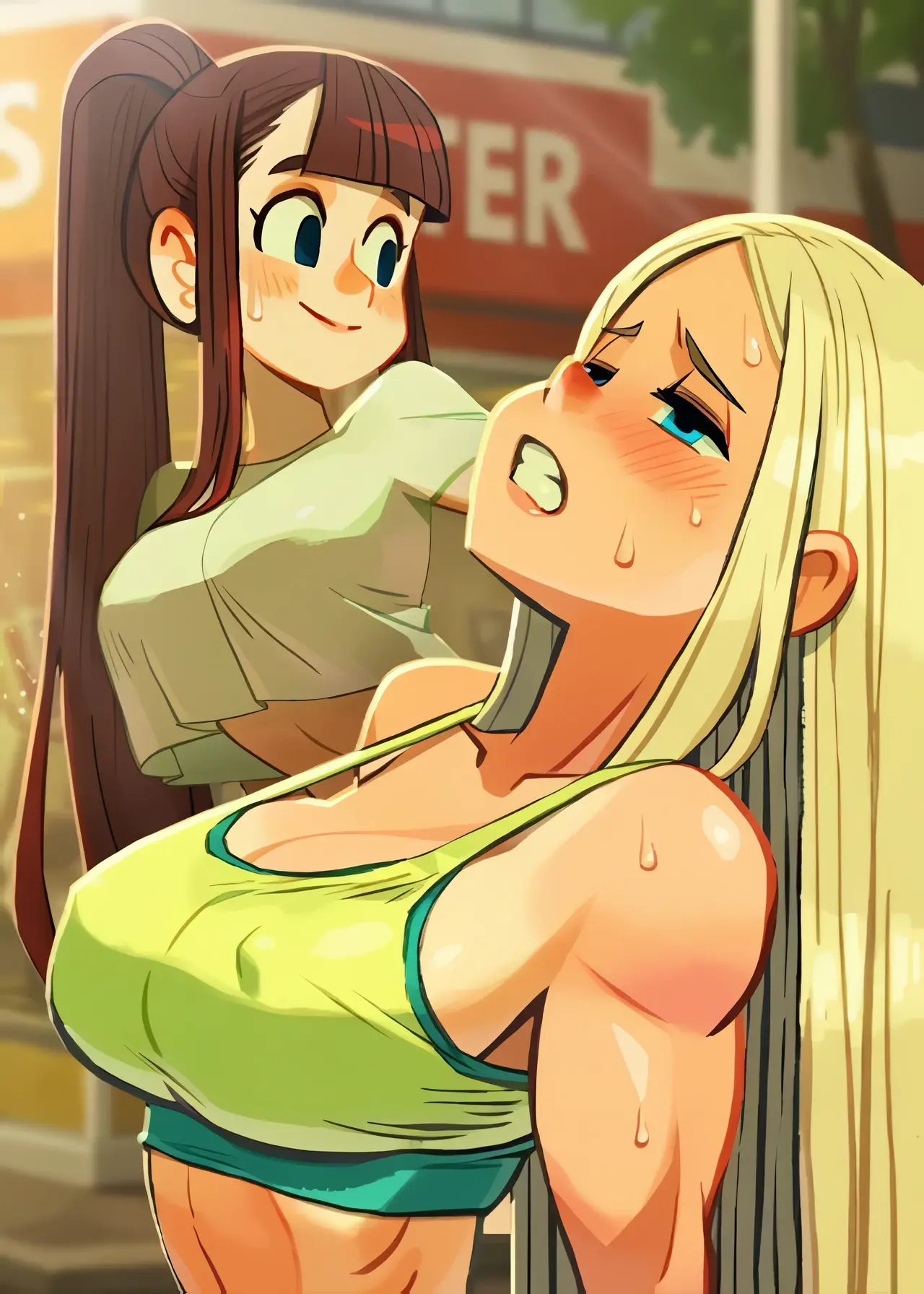 Her Secret Bulge: Protein Made Me Futa! Manhwa (Uncensored)